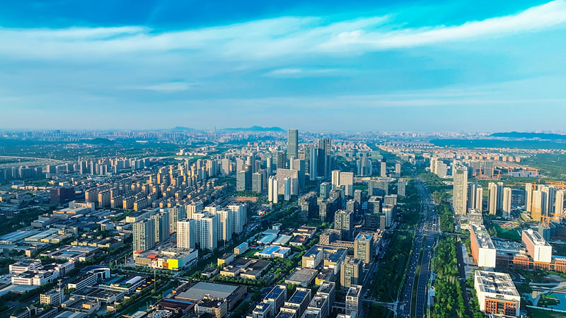 余杭城市風(fēng)光。余杭區(qū)委宣傳部供圖