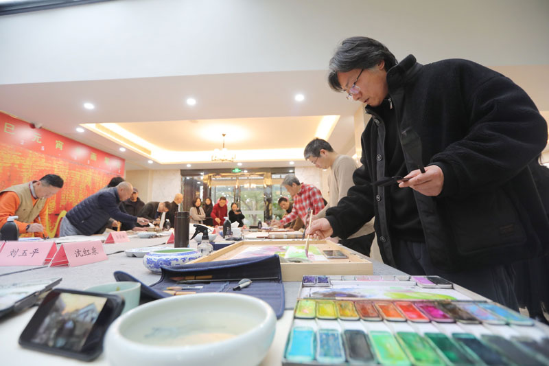 活動(dòng)現(xiàn)場。湖州市文聯(lián)供圖